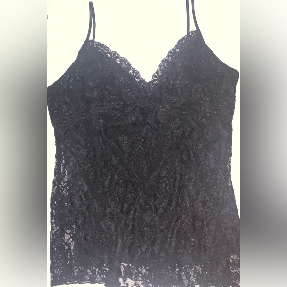 No Boundaries Black Lace Cami